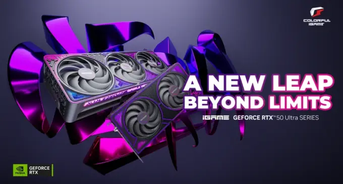 COLORFUL ra mắt dòng card đồ họa iGame GeForce RTX 50 Ultra Series với thiết kế đậm chất đường phố