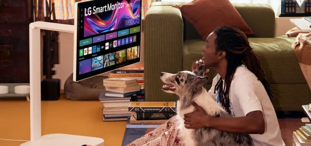 LG ra mắt màn hình thông minh cảm ứng Smart Monitor Swing tại Việt Nam với chân đế di chuyển