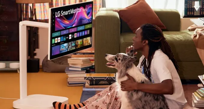 LG ra mắt màn hình thông minh cảm ứng Smart Monitor Swing tại Việt Nam với chân đế di chuyển