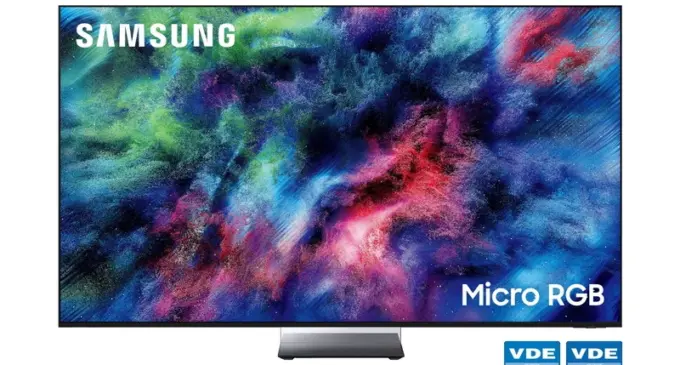 TV Samsung Micro RGB đạt chứng nhận An toàn cho Mắt và Hỗ trợ Nhịp sinh học từ VDE