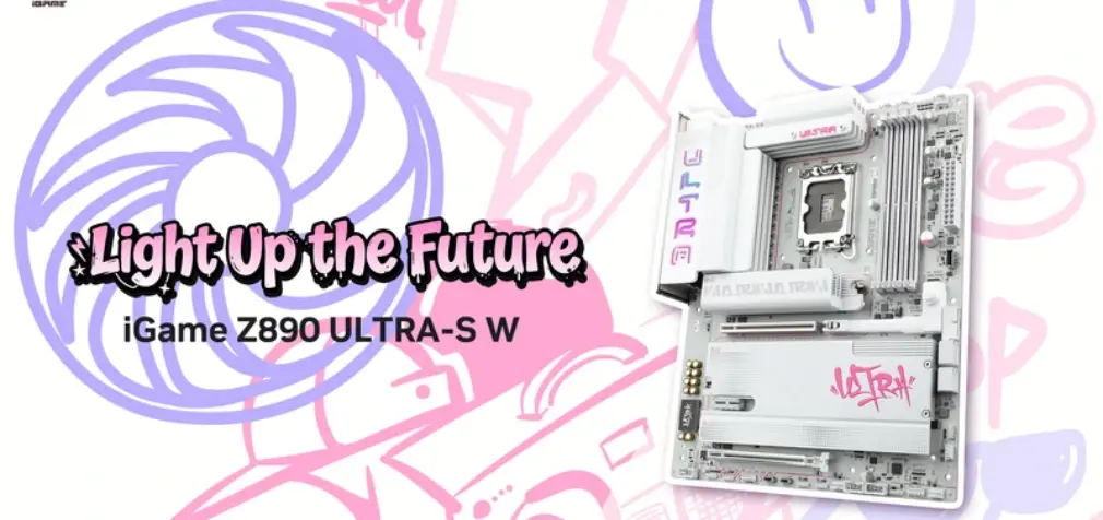 COLORFUL giới thiệu 2 bo mạch chủ iGame Z890 ULTRA-S W và iGame Z890M ULTRA Z cho CPU Intel Core Ultra 200S Plus Series