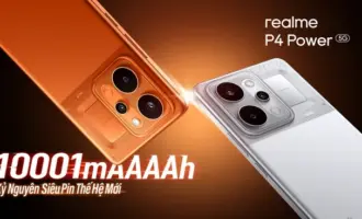 Realme P4 Power pin 10.001mAh mở bán tại Việt Nam