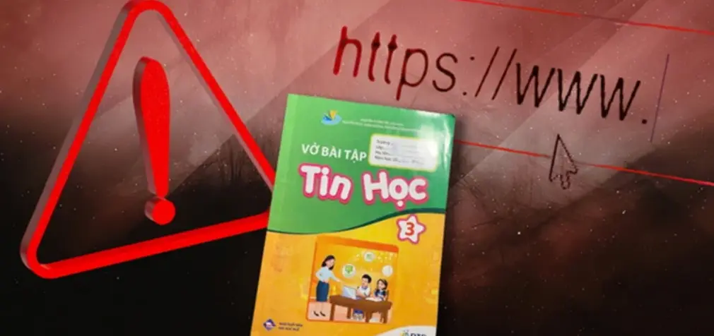 Sự cố đường link trong sách Tin học học sinh lớp 3 bị chuyển hướng tới website độc hại: Rủi ro từ tên miền hết hạn