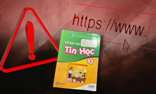 Sự cố đường link trong sách Tin học học sinh lớp 3 bị chuyển hướng tới website độc hại: Rủi ro từ tên miền hết hạn