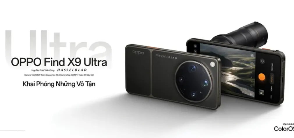 OPPO ra mắt bộ đôi smartphone flagship Find X9 Ultra và Find X9s với hệ thống camera Hasselblad và zoom quang 10x