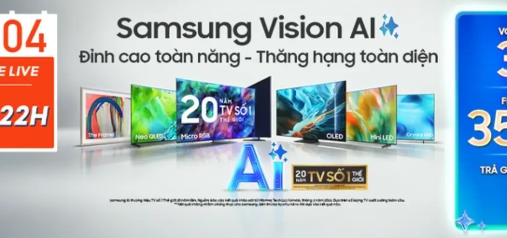 Samsung mở bán online bộ sưu tập AI TV và loa lifestyle 2026 với những ưu đãi độc quyền