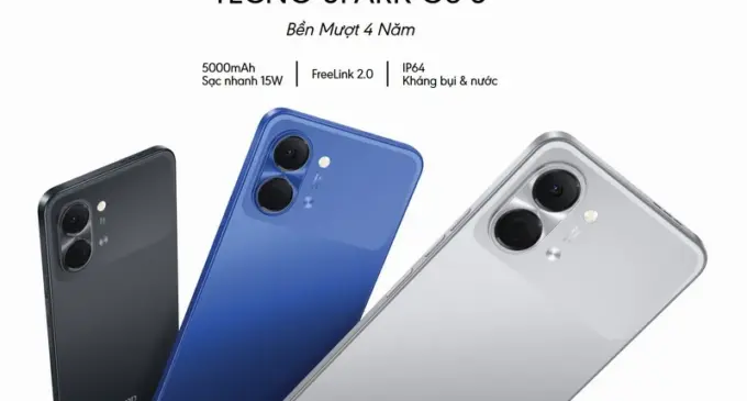 TECNO ra mắt smartphone SPARK GO 3 “bền mượt 4 năm” tại Việt Nam