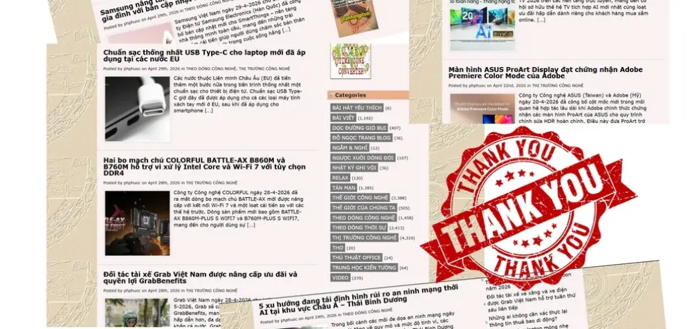 Xin gửi 38 triệu lời cảm ơn đến bạn đọc bằng hữu của tệ xá phamhongphuoc