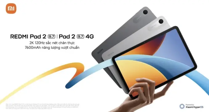 Xiaomi Việt Nam ra mắt máy tính bảng gọn nhẹ mạnh mẽ REDMI Pad 2 9.7