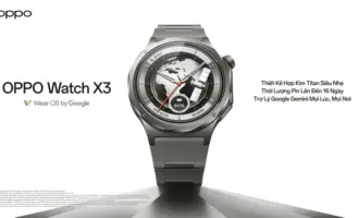 OPPO ra mắt tại Việt Nam đồng hồ cao cấp Watch X3 với thiết kế titanium siêu nhẹ và pin bền đến 16 ngày