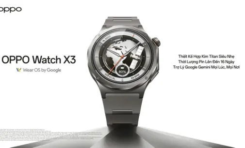 OPPO ra mắt tại Việt Nam đồng hồ cao cấp Watch X3 với thiết kế titanium siêu nhẹ và pin bền đến 16 ngày