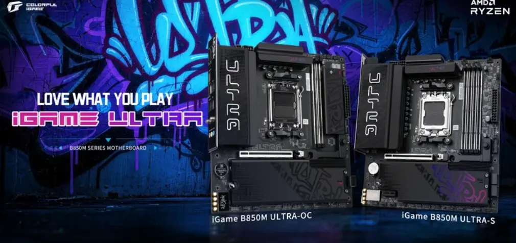COLORFUL ra mắt dòng bo mạch chủ iGame B850M ULTRA Micro-ATX Series cho nền tảng AMD Ryzen