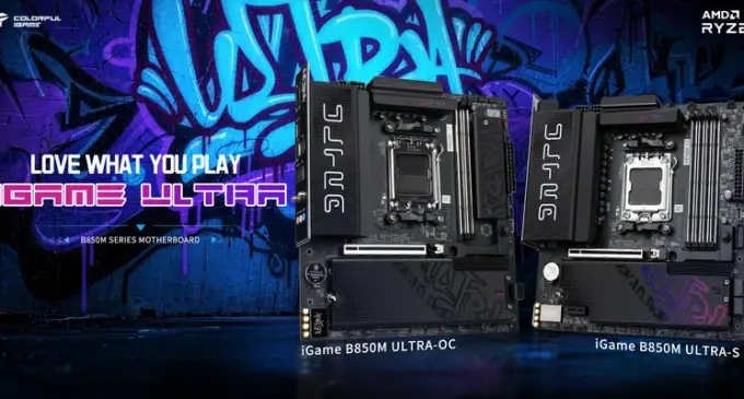 COLORFUL ra mắt dòng bo mạch chủ iGame B850M ULTRA Micro-ATX Series cho nền tảng AMD Ryzen