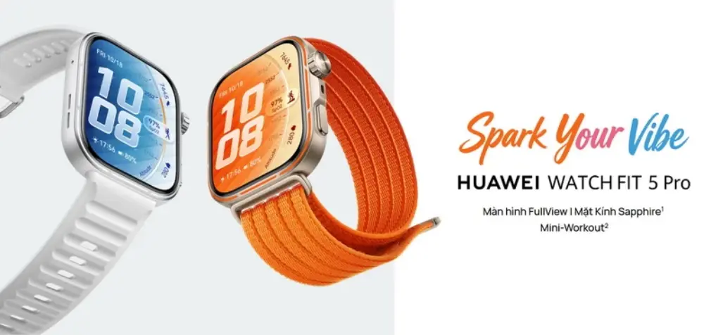 Huawei ra mắt dòng đồng hồ thông minh WATCH FIT 5 Series tại Việt Nam với nhiều nâng cấp về sức khỏe và thể thao