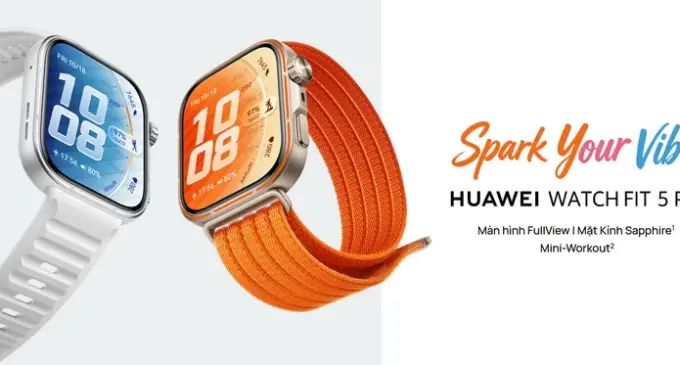 Huawei ra mắt dòng đồng hồ thông minh WATCH FIT 5 Series tại Việt Nam với nhiều nâng cấp về sức khỏe và thể thao