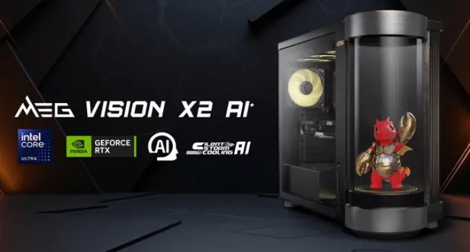 COMPUTEX TAIPEI 2026: MSI giới thiệu MEG Vision X2 AI+, gaming desktop PC đầu tiên trên thế giới tích hợp Agentic AI Companion