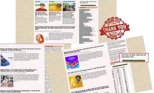 39 triệu lời cảm ơn xin được gửi đến bạn đọc bằng hữu của tệ xá phamhongphuoc