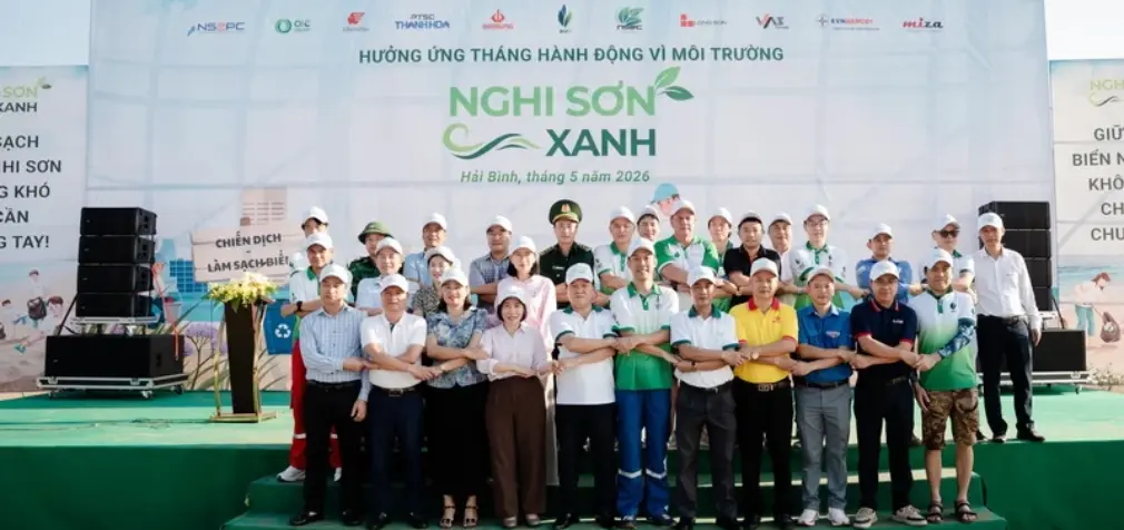 Nghi Sơn Xanh 2026 trở thành chương trình hành động dài hạn chung tay bảo vệ môi trường vùng biển