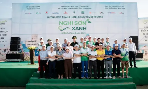 Nghi Sơn Xanh 2026 trở thành chương trình hành động dài hạn chung tay bảo vệ môi trường vùng biển