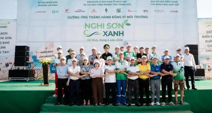 Nghi Sơn Xanh 2026 trở thành chương trình hành động dài hạn chung tay bảo vệ môi trường vùng biển