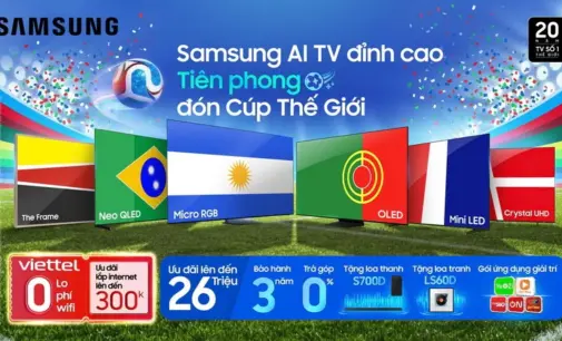 Samsung Việt Nam ưu đãi đặc biệt cho Samsung AI TV 2026 trong mùa giải FIFA World Cup 2026