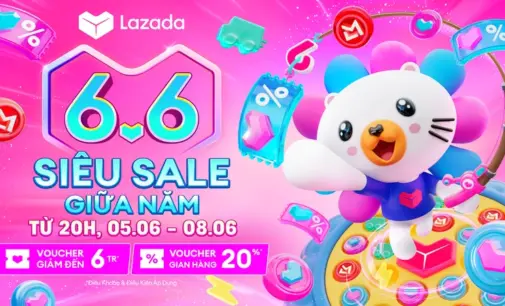 Lazada khởi động “Siêu Sale 6.6” với nhiều deal hời, và ưu đãi mua sắm hàng quốc tế