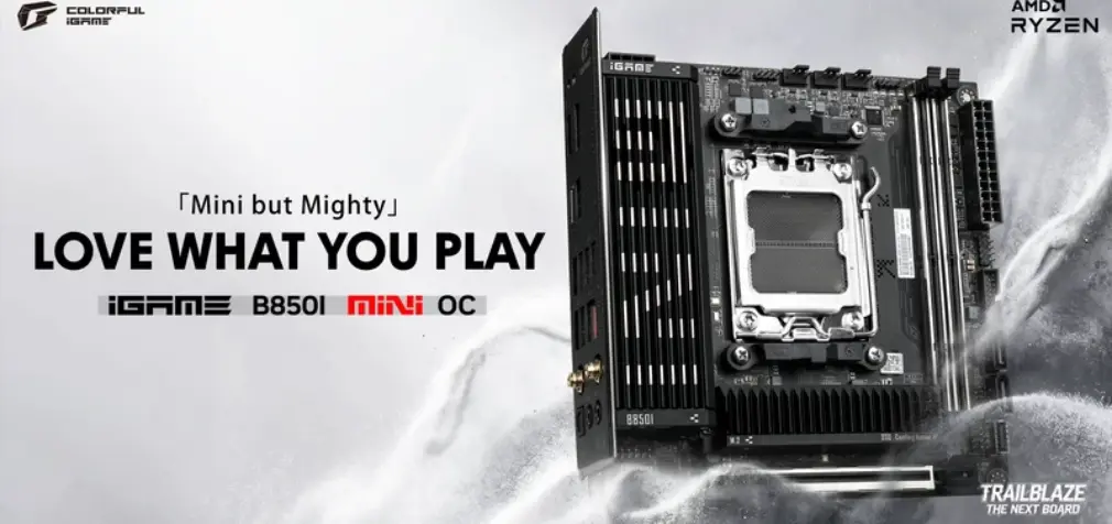 COLORFUL ra mắt bo mạch chủ iGame B850I MINI OC V14 cho các hệ thống mini PC AMD Ryzen mạnh mẽ