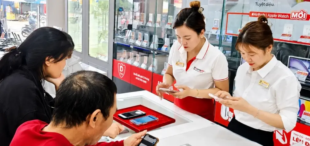 Di Động Việt mở rộng lựa chọn bán lại hoặc đổi bù với máy cũ còn giá trị