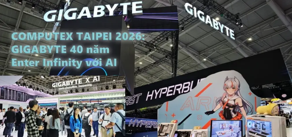VIDEO: COMPUTEX TAIPEI 2026 – GIGABYTE 40 năm Enter Infinity với AI
