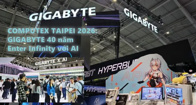 VIDEO: COMPUTEX TAIPEI 2026 – GIGABYTE 40 năm Enter Infinity với AI