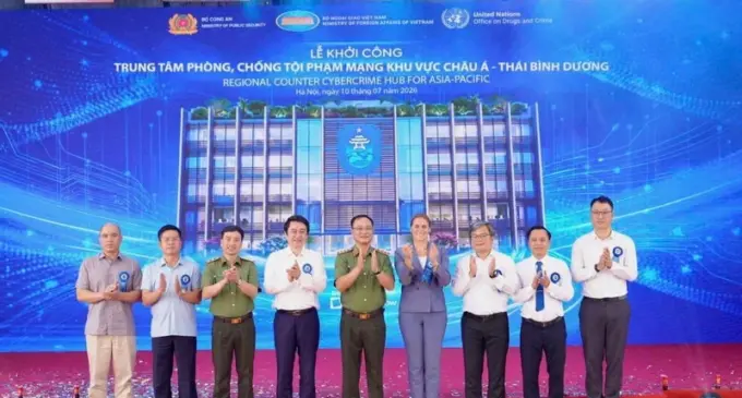 Khởi công xây dựng Trung tâm Phòng, chống tội phạm mạng Khu vực Châu Á – Thái Bình Dương tại Hà Nội