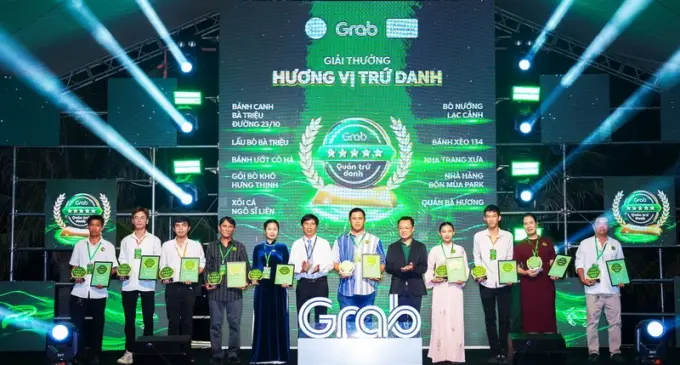 Grab Việt Nam hợp tác với tỉnh Khánh Hòa thúc đẩy chuyển đổi số du lịch và trao giải “Quán Trứ danh”