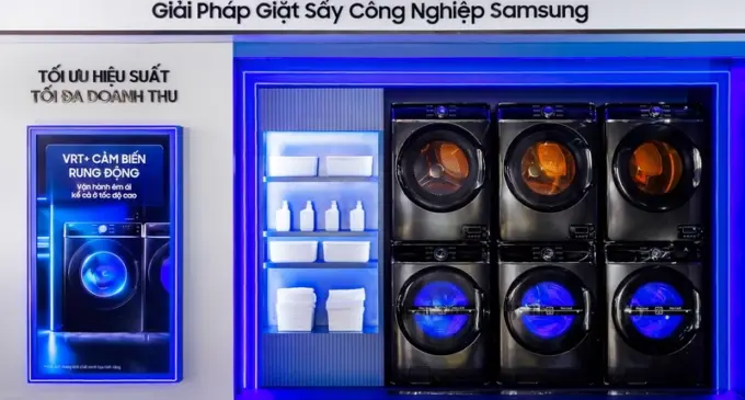 Samsung ra mắt giải pháp giặt sấy công nghiệp bền bỉ, thông minh và hiệu suất cao tại Việt Nam